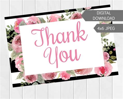 kate spade inspired thank you cards